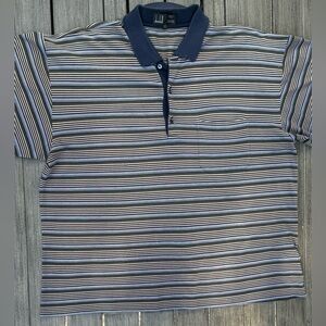 Dunhill Made in Italy Striped Cotton Polo – 117cm (XL)